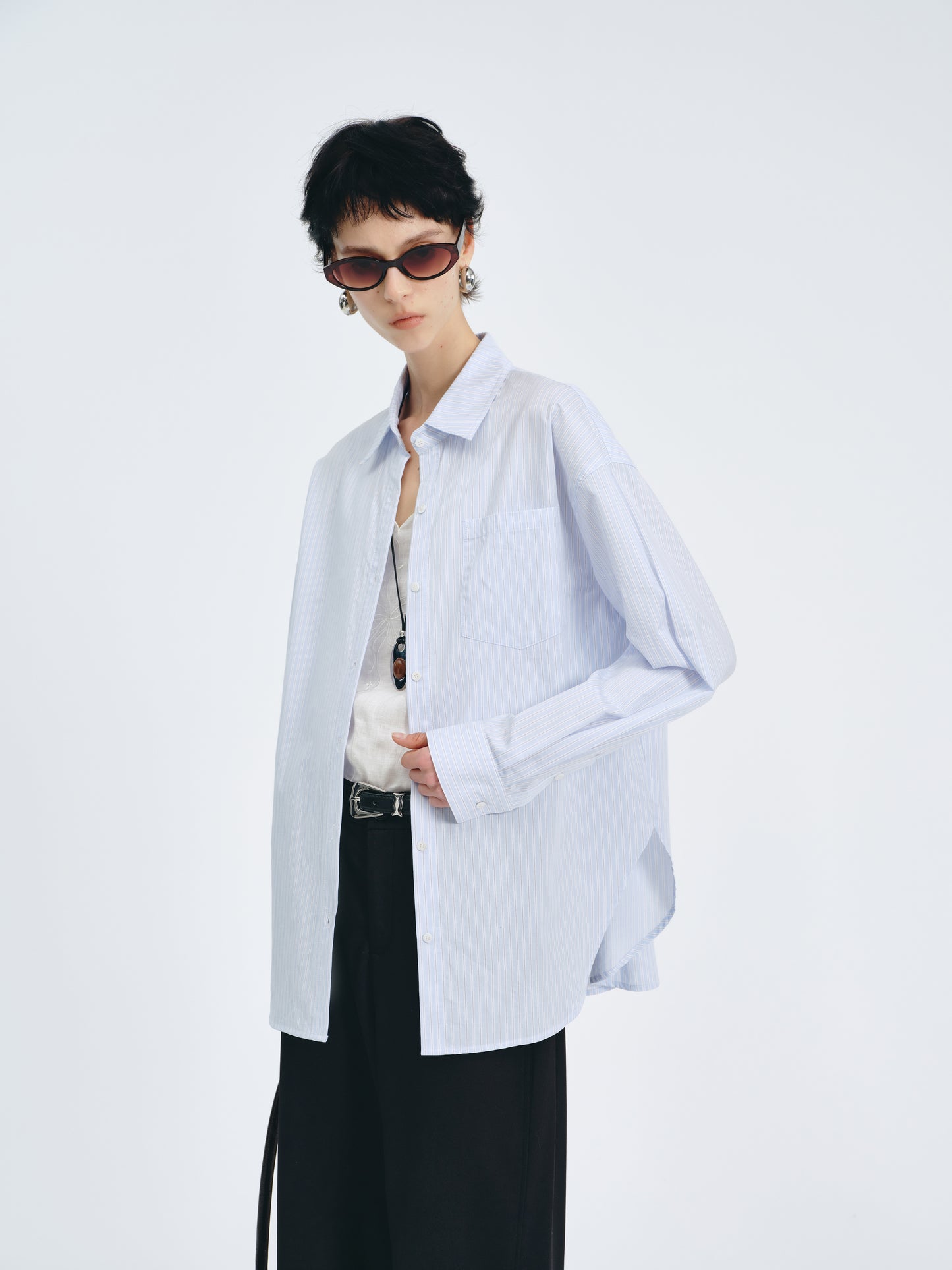 Azure Stripe Shirt