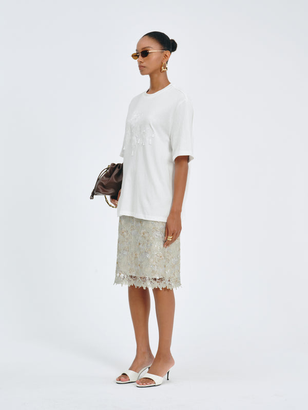 Aeris Embroidered Tee