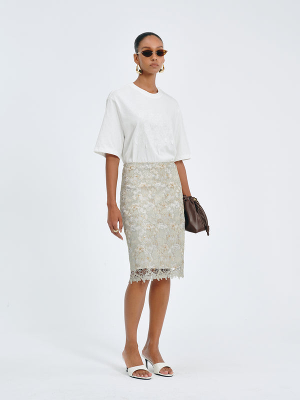 Glimmerveil Lace Skirt