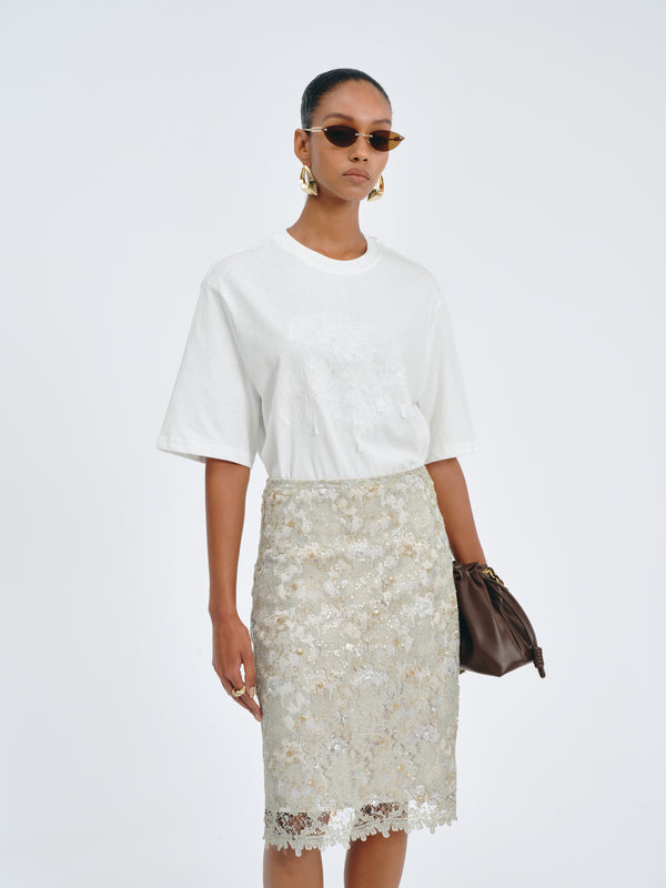 Aeris Embroidered Tee