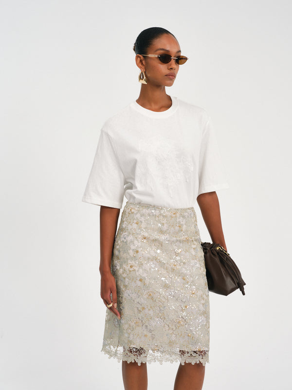 Glimmerveil Lace Skirt