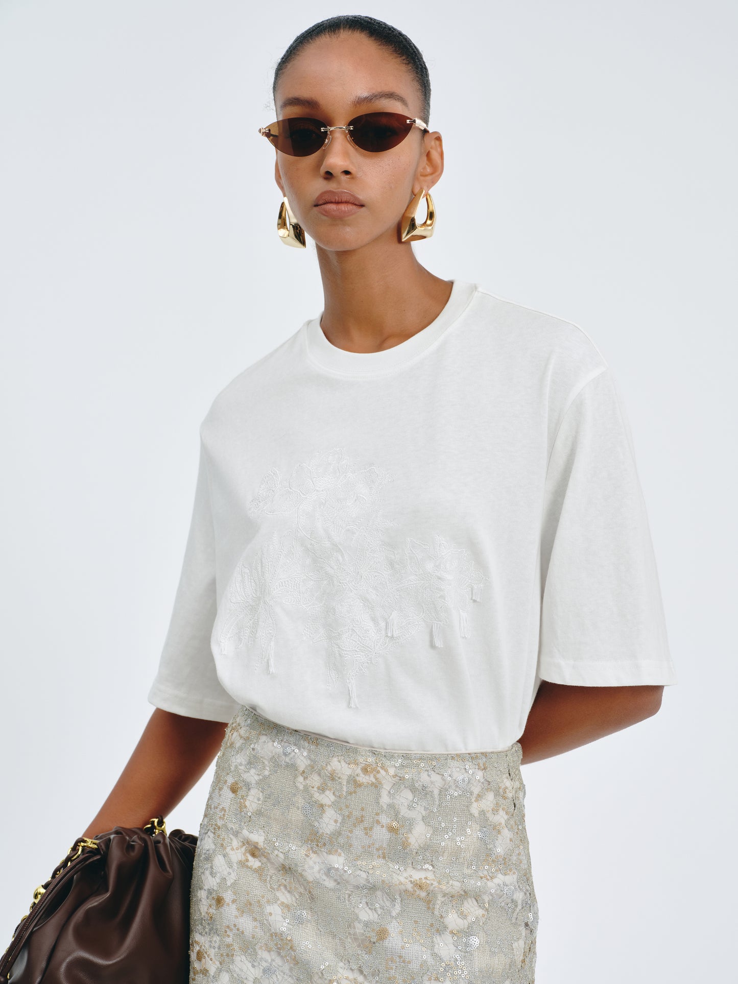 Aeris Embroidered Tee