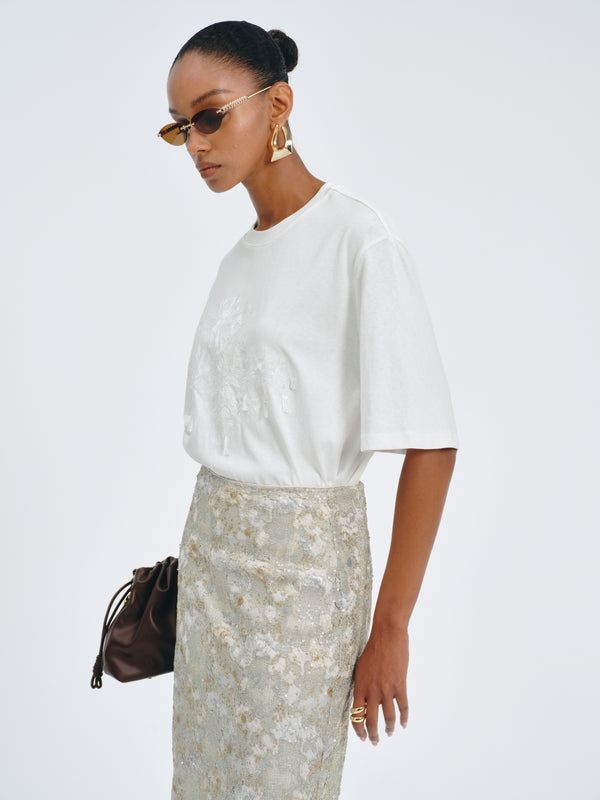 Aeris Embroidered Tee