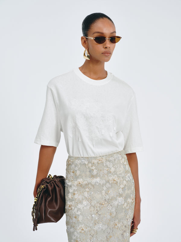 Aeris Embroidered Tee