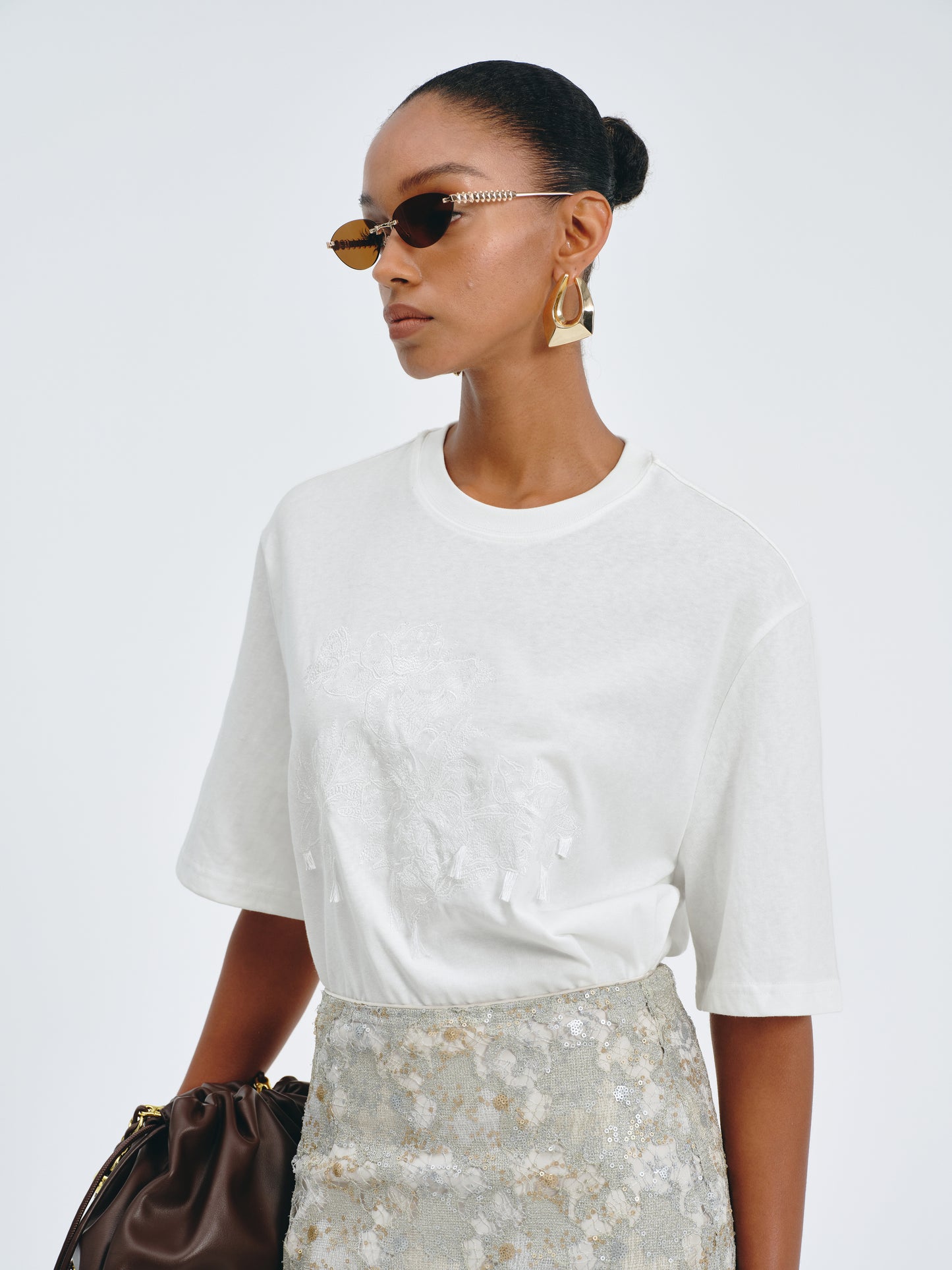 Aeris Embroidered Tee