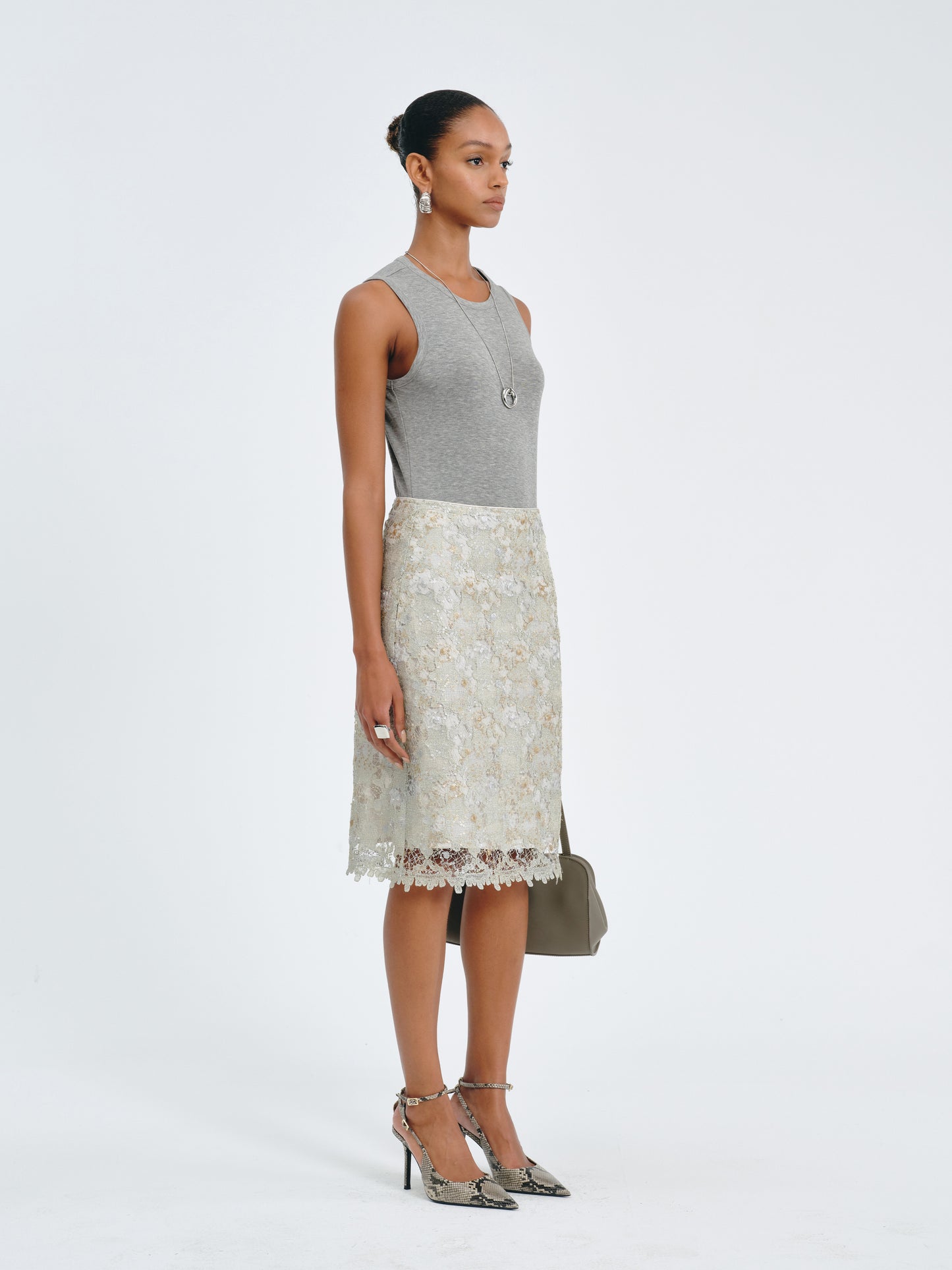 Glimmerveil Lace Skirt
