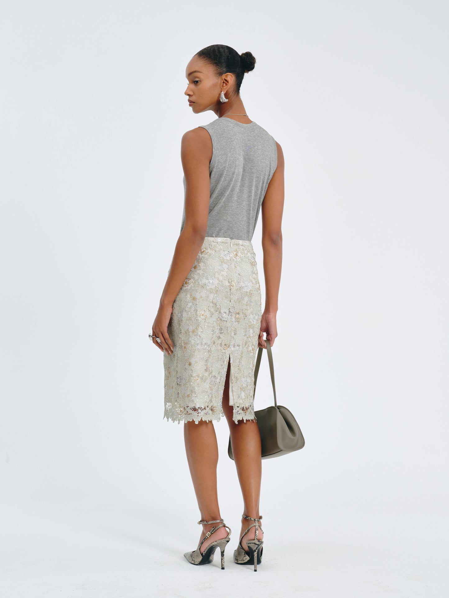 Glimmerveil Lace Skirt