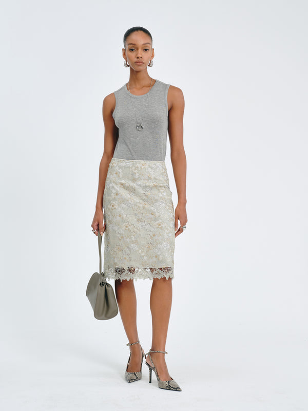 Glimmerveil Lace Skirt