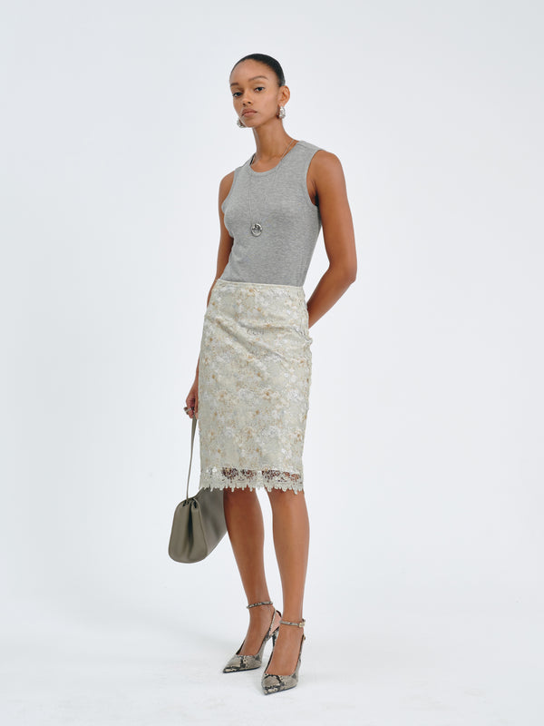 Glimmerveil Lace Skirt