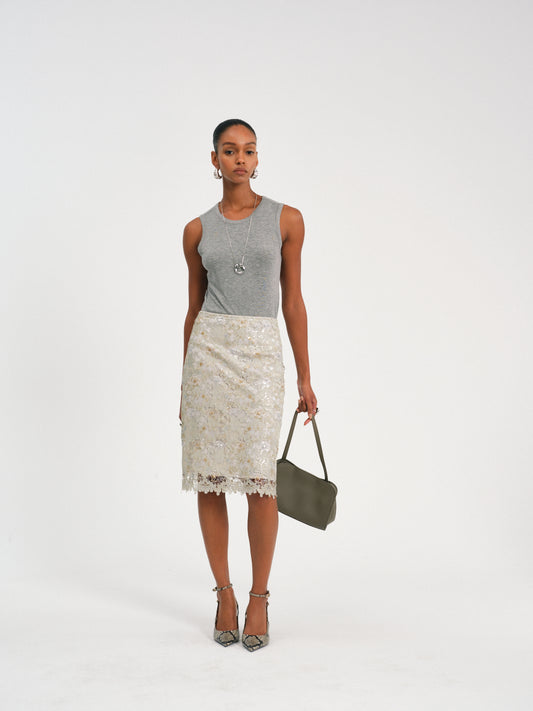 Glimmerveil Lace Skirt