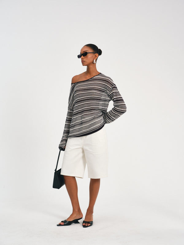 Lustre Lyocell-Silk Knit Top