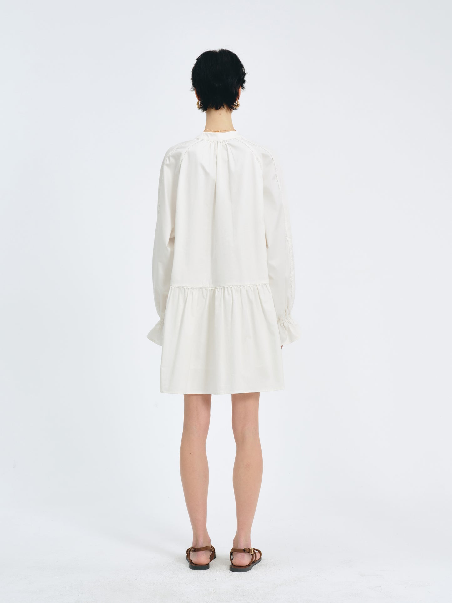Tassel Gathered Dress