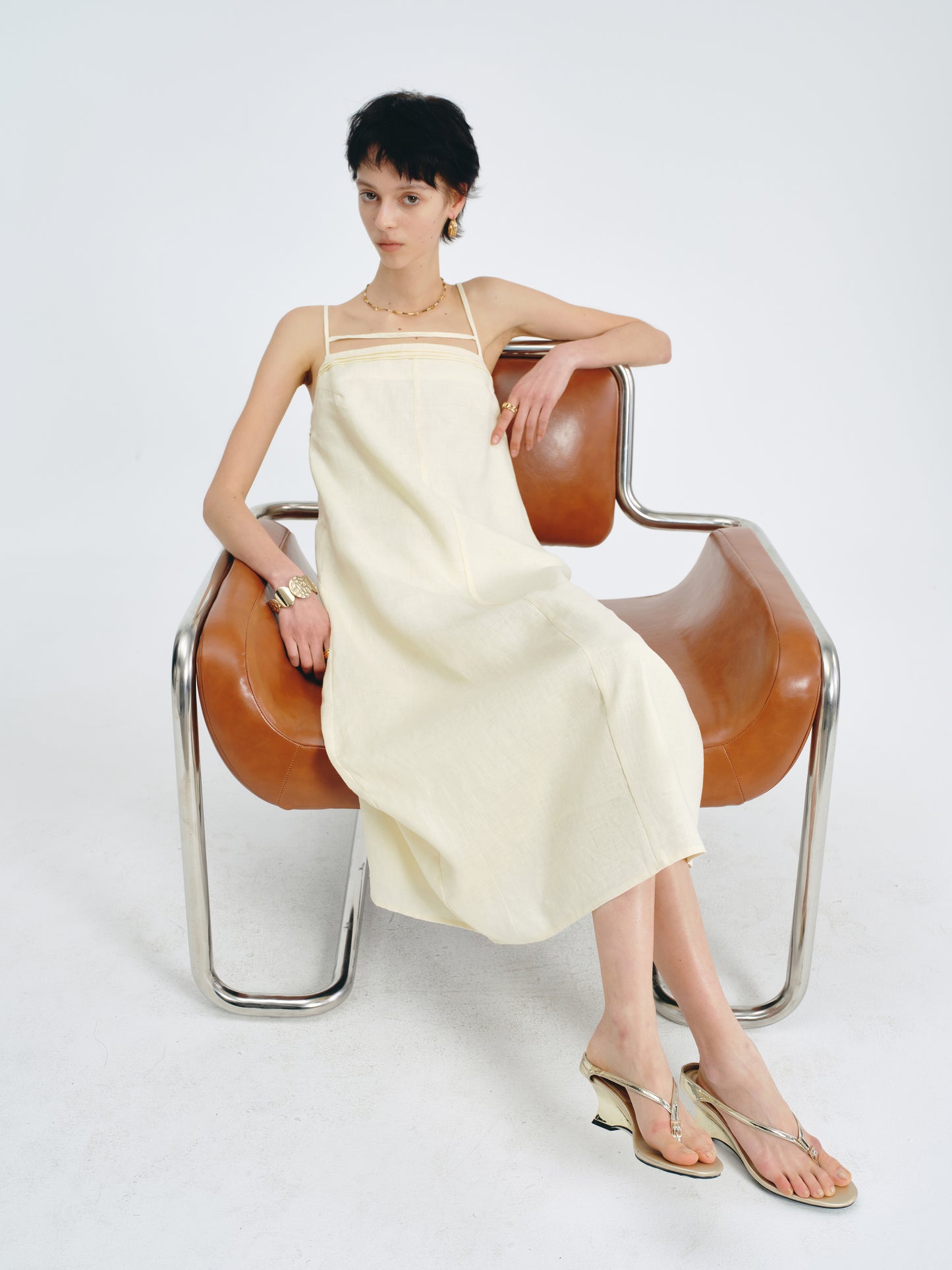 Quietude Linen Dress