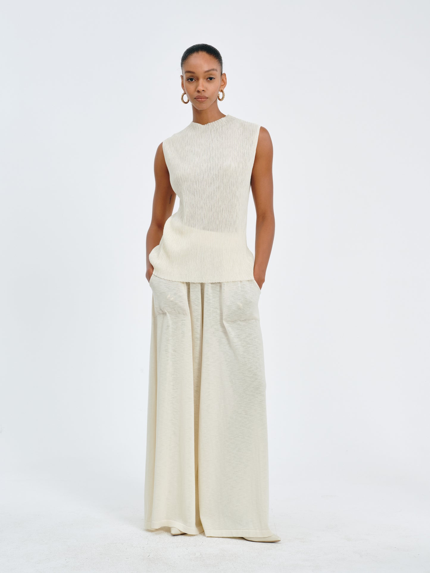 Veil Knit Trousers