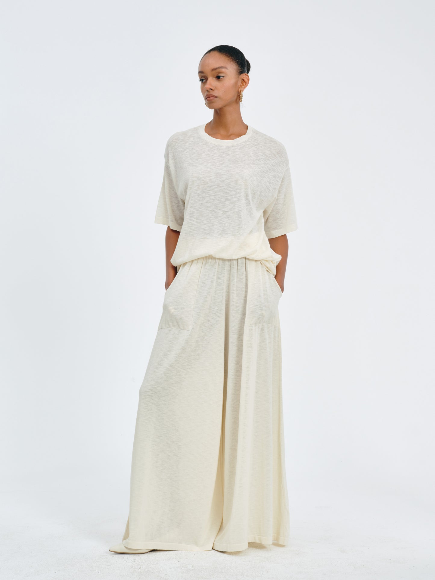 Veil Knit Trousers