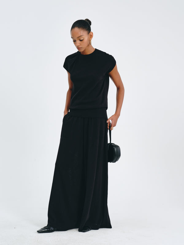 Twisted-Knot Knit Top