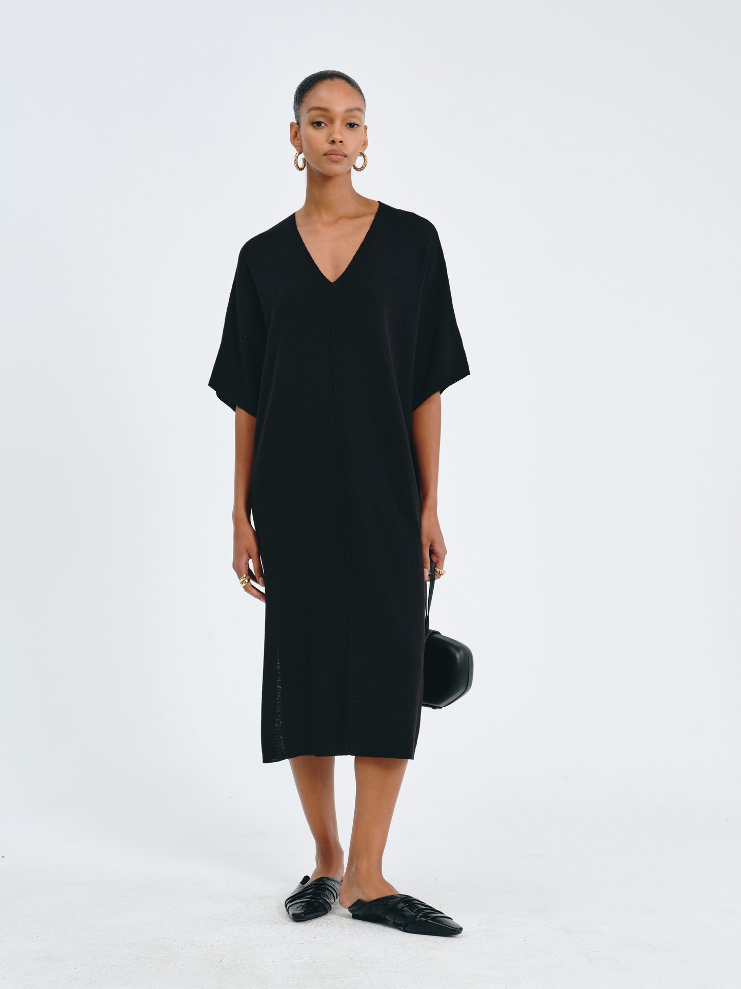 Veiled Linen Dress
