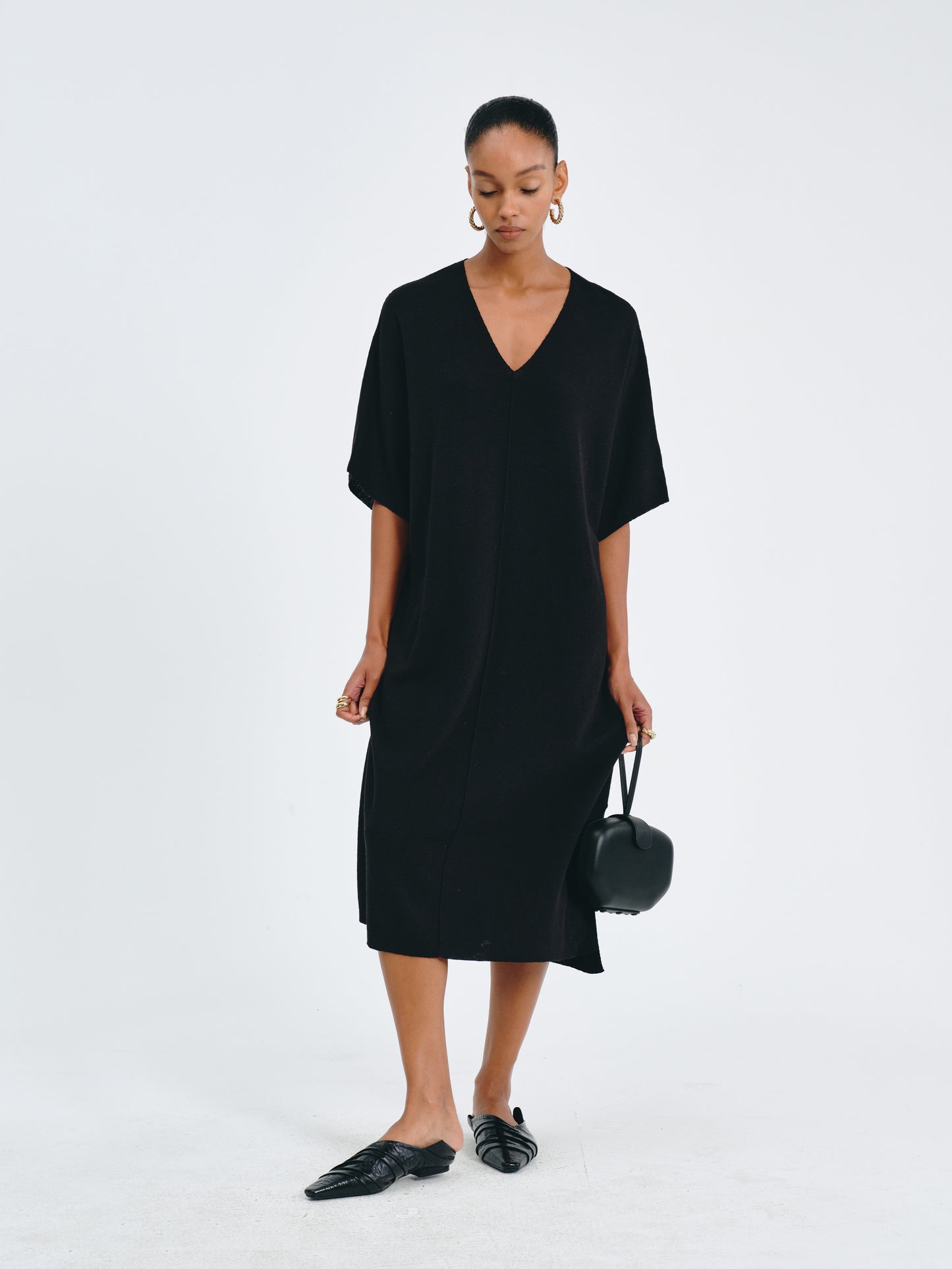 Veiled Linen Dress