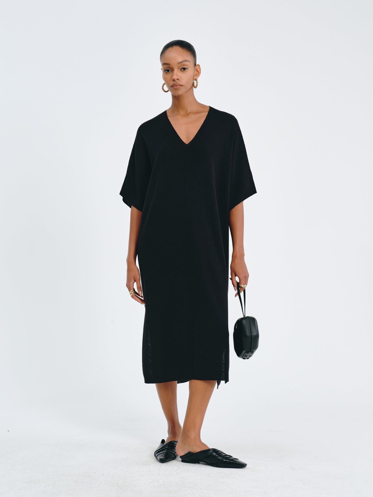 Veiled Linen Dress