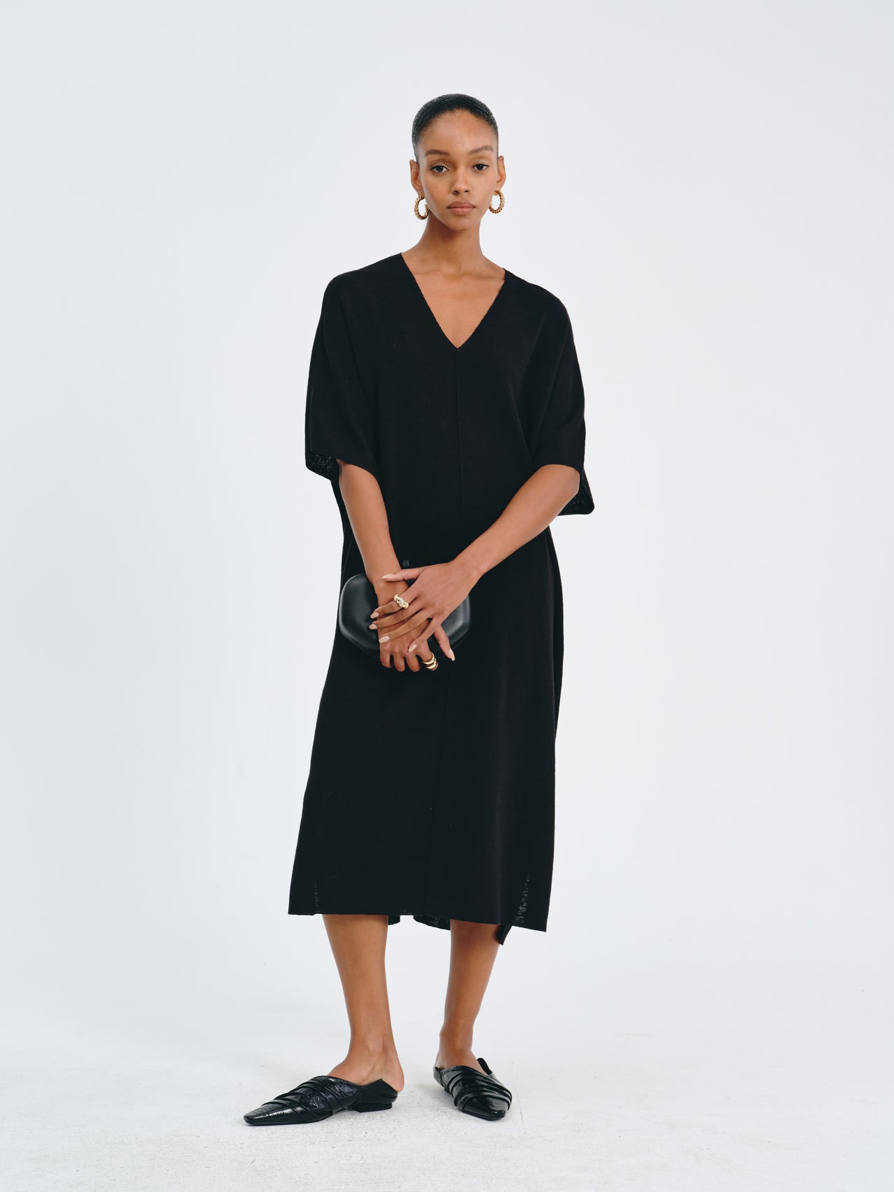 Veiled Linen Dress