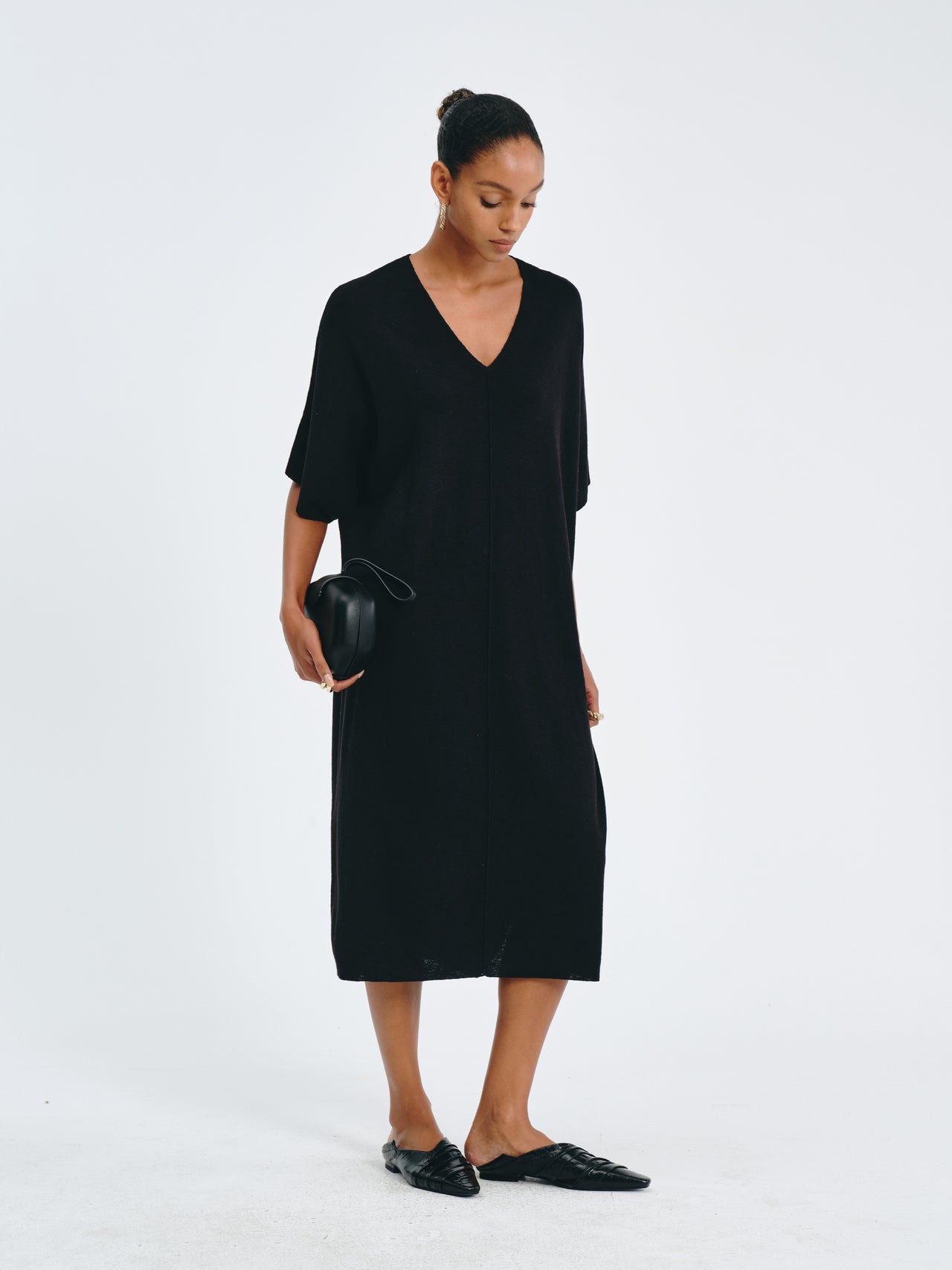 Veiled Linen Dress