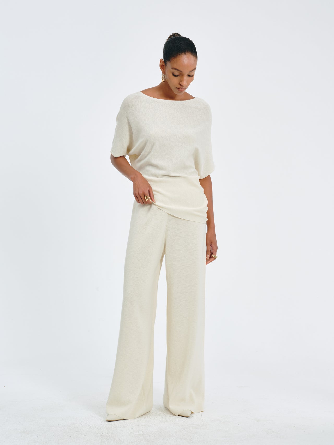 Lina Off-Shoulder Knit Top