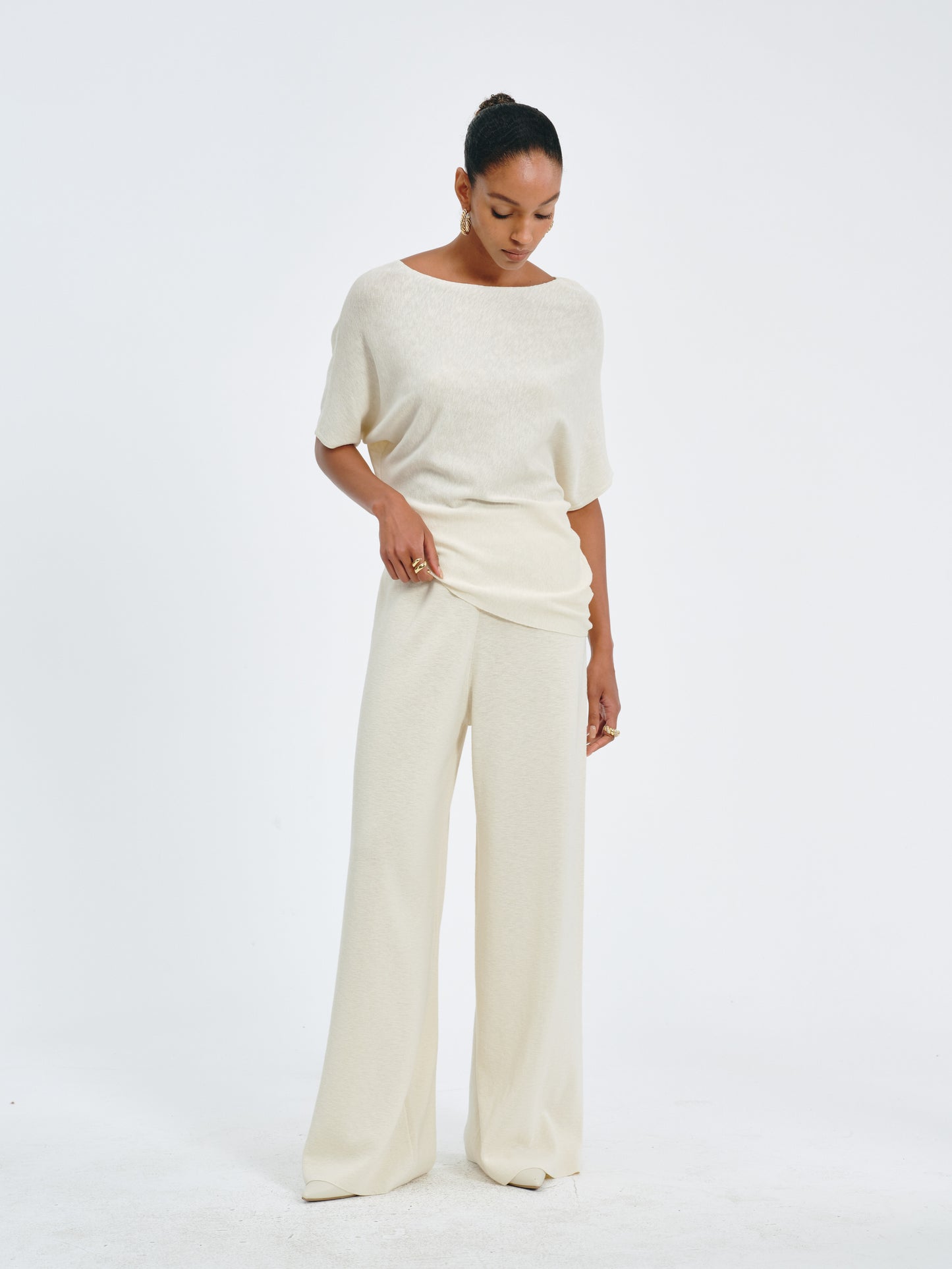 Lina Off-Shoulder Knit Top