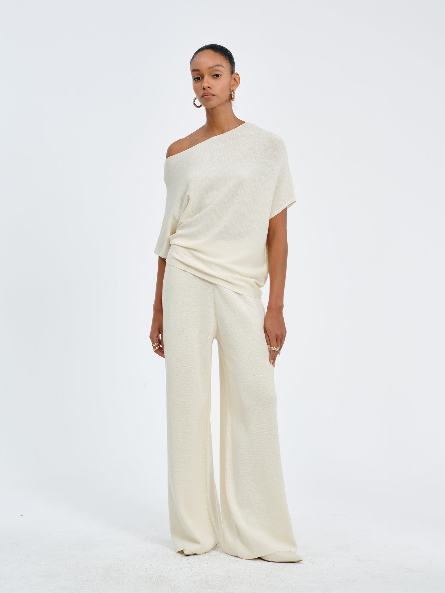 Lina Off-Shoulder Knit Top