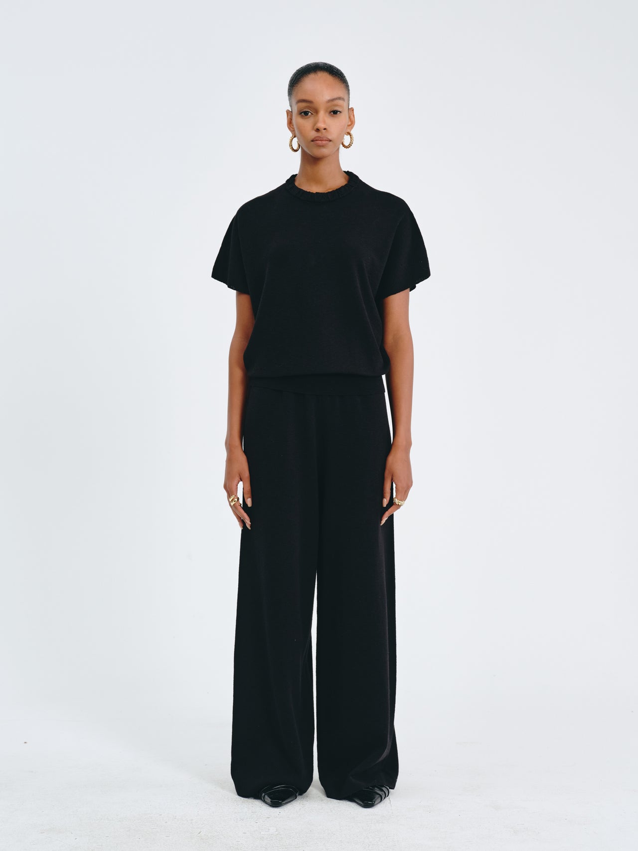 Batwing Sleeve Knit Top