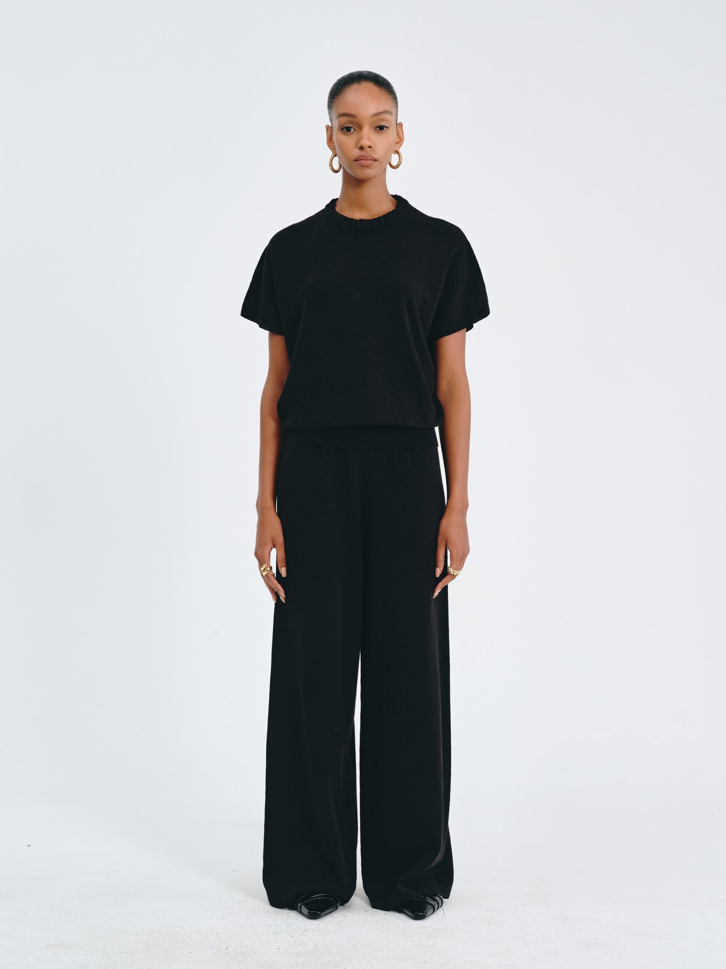 Batwing Sleeve Knit Top