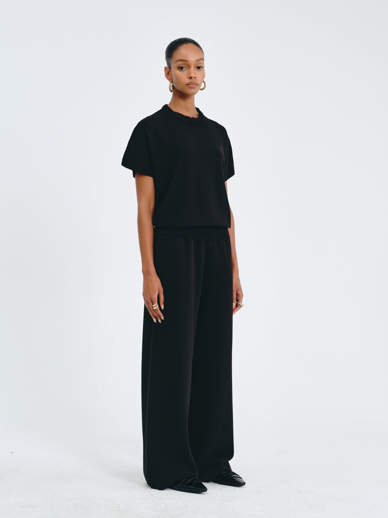 Batwing Sleeve Knit Top