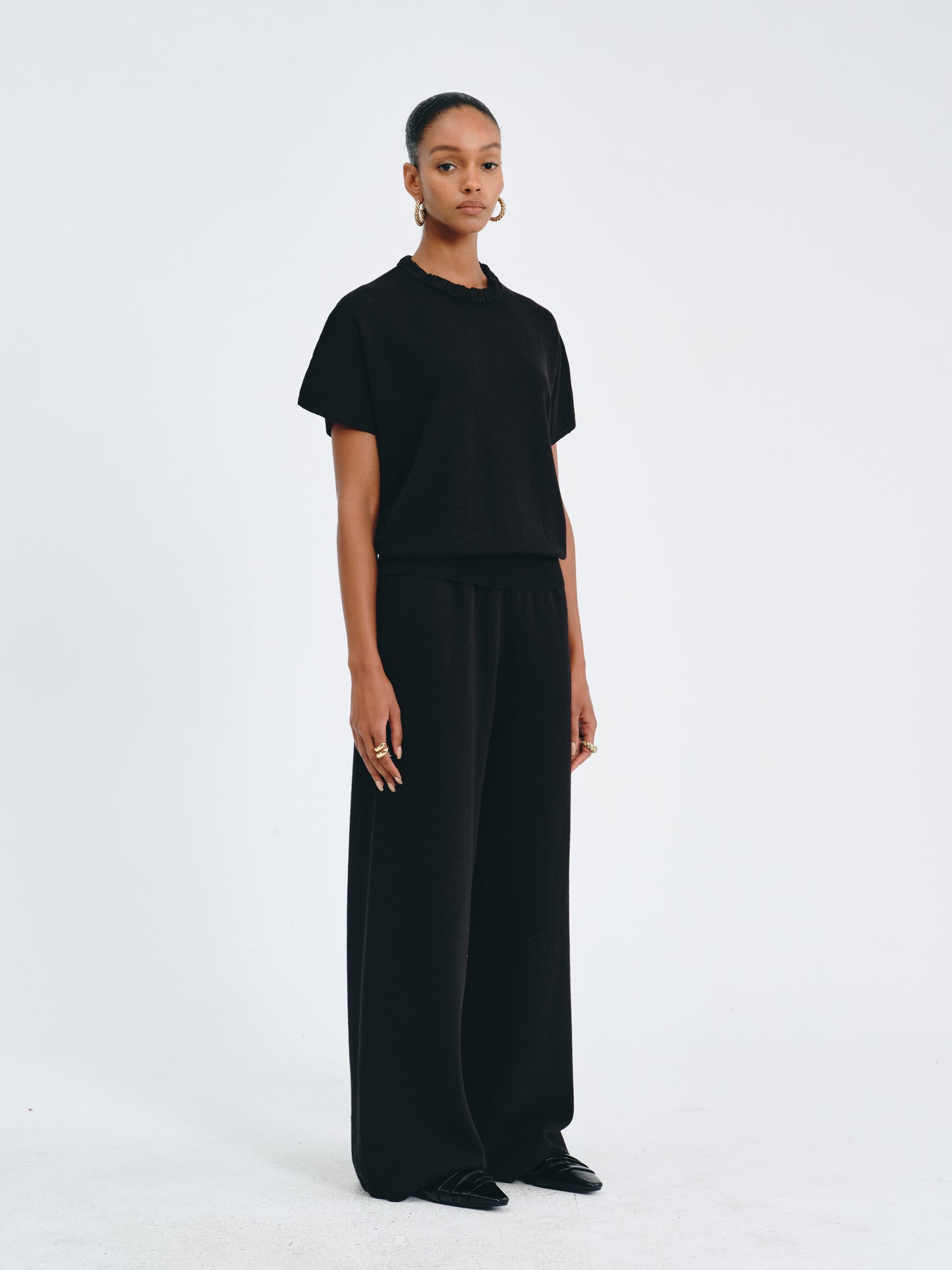 Batwing Sleeve Knit Top