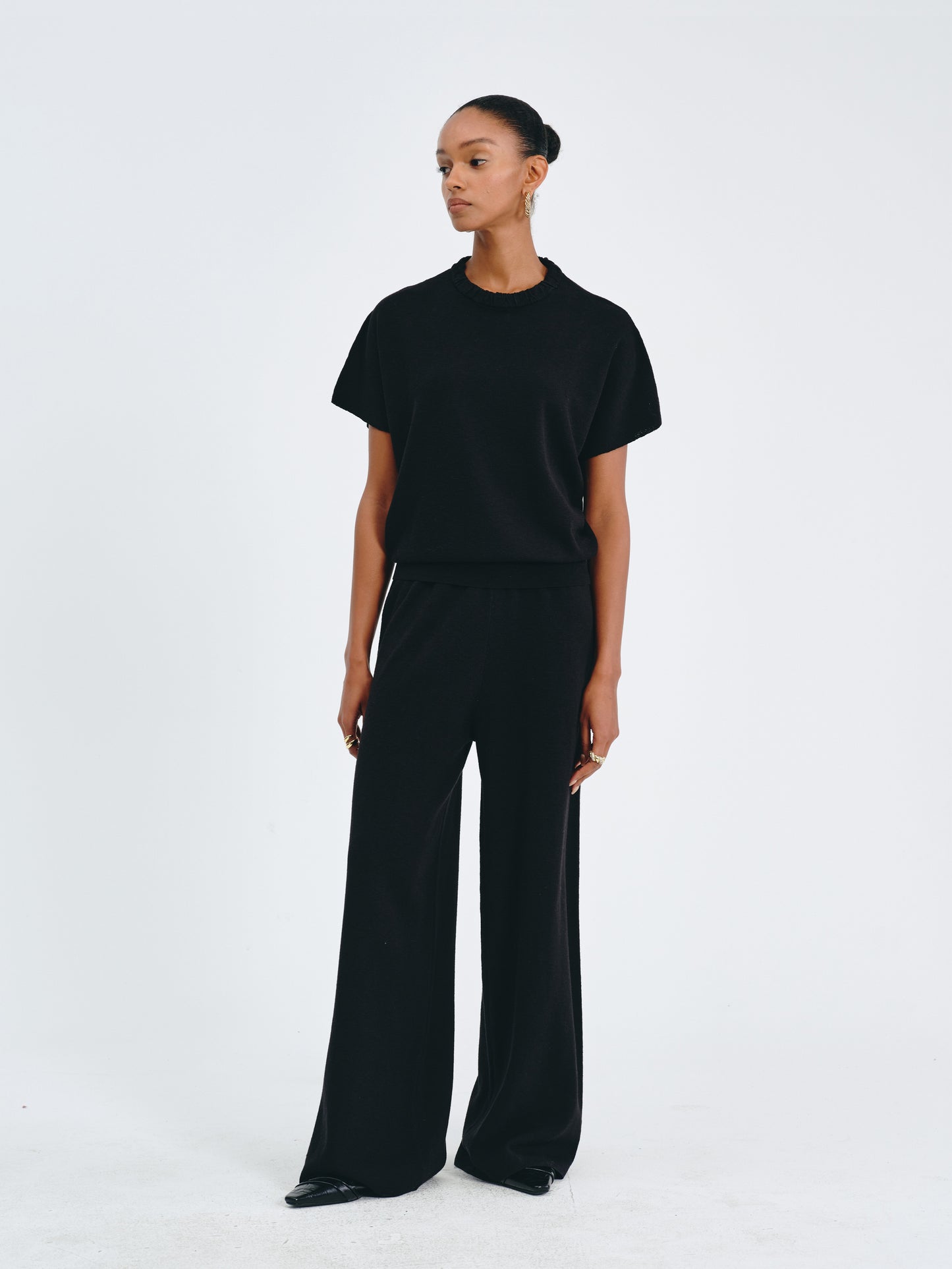 Batwing Sleeve Knit Top