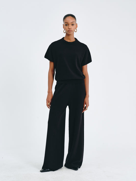 Batwing Sleeve Knit Top