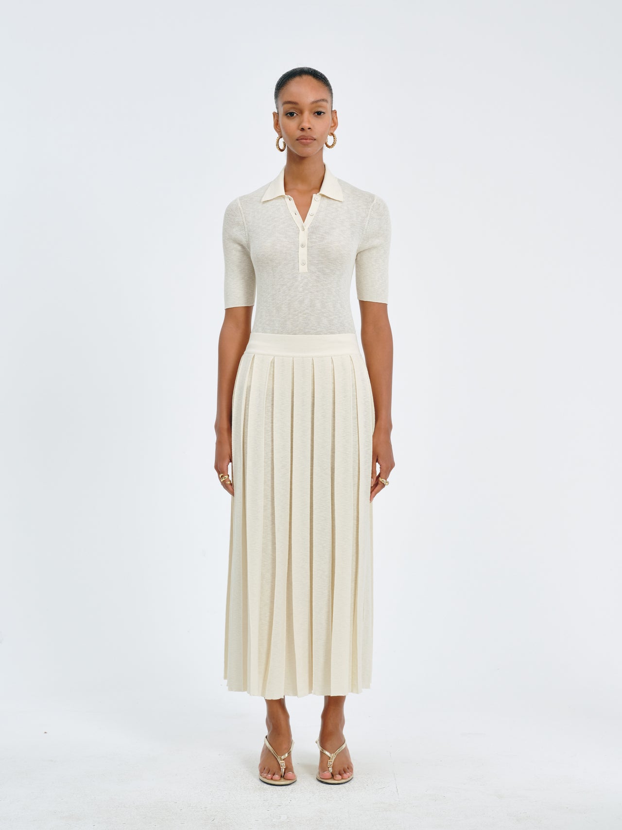 Ethereal Pleat Skirt