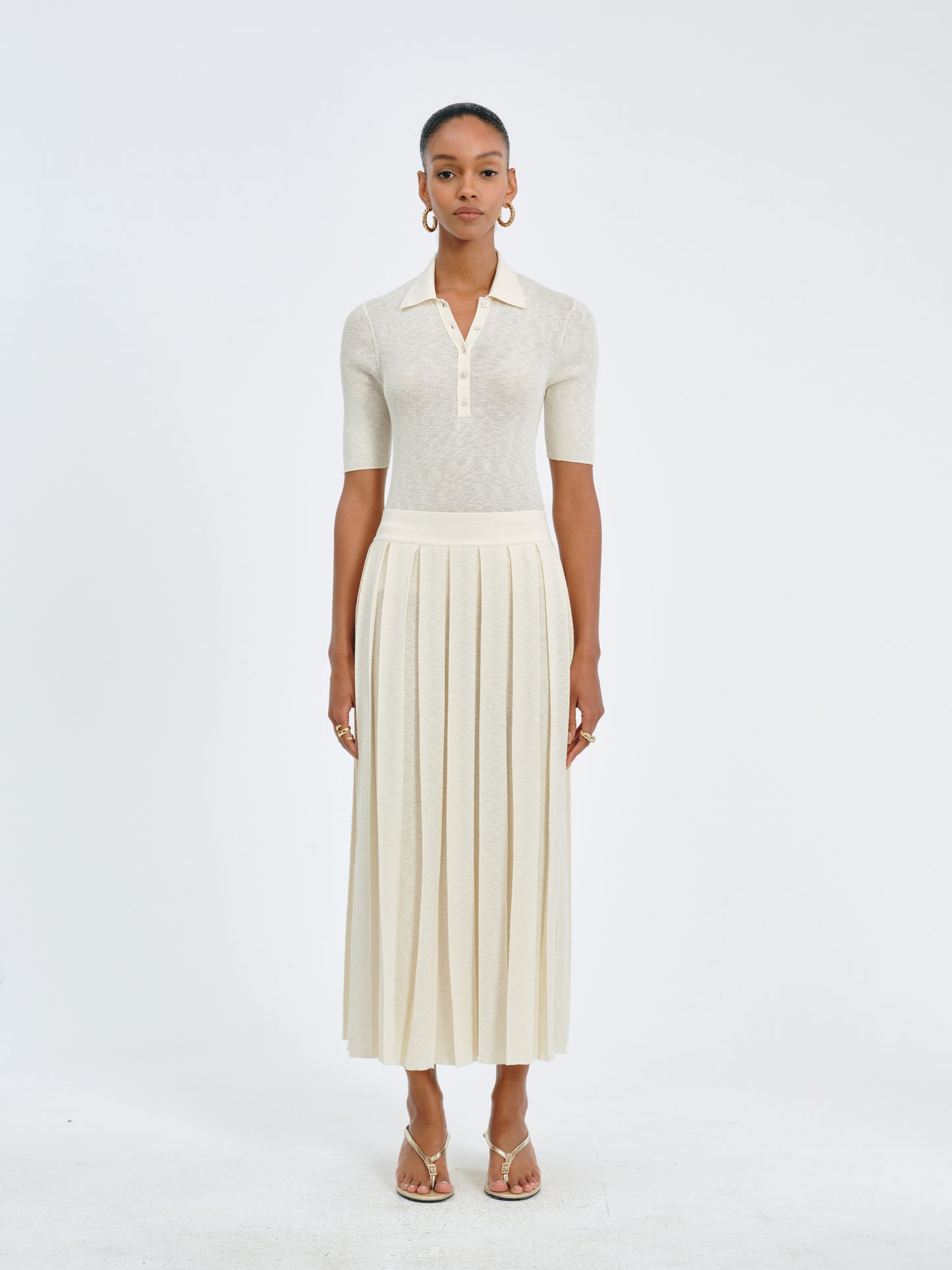 Ethereal Pleat Skirt