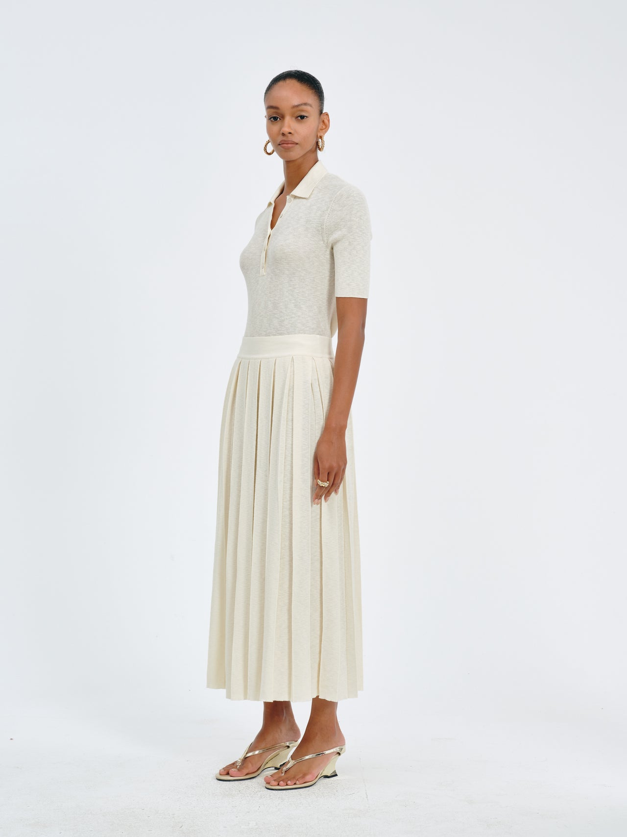 Ethereal Pleat Skirt