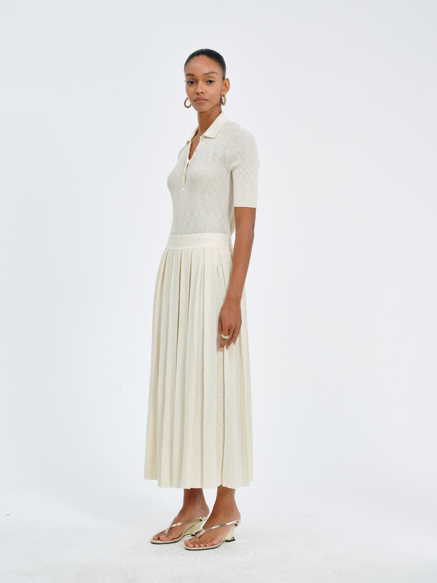 Ethereal Pleat Skirt