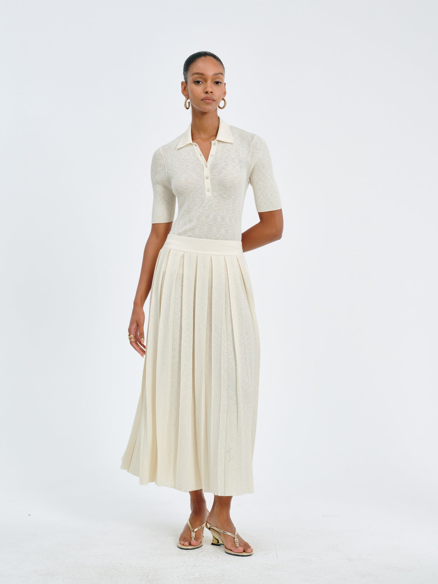 Ethereal Pleat Skirt
