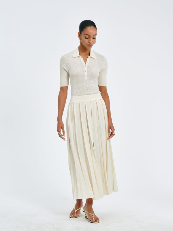 Ethereal Pleat Skirt