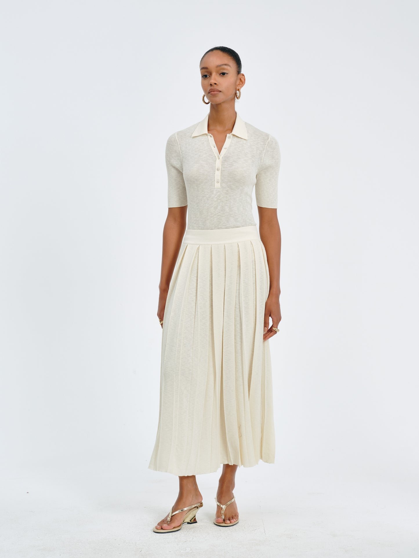Ethereal Pleat Skirt