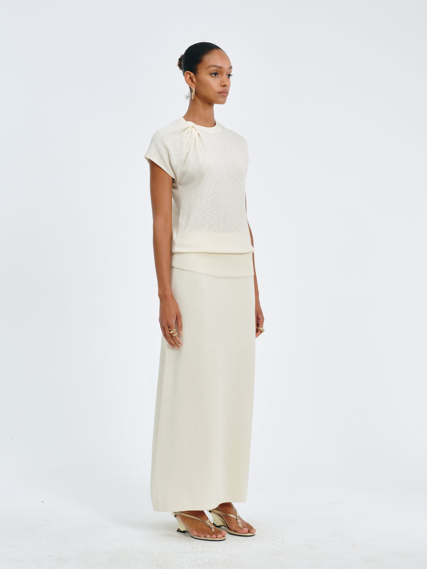 Velvet Flow Skirt