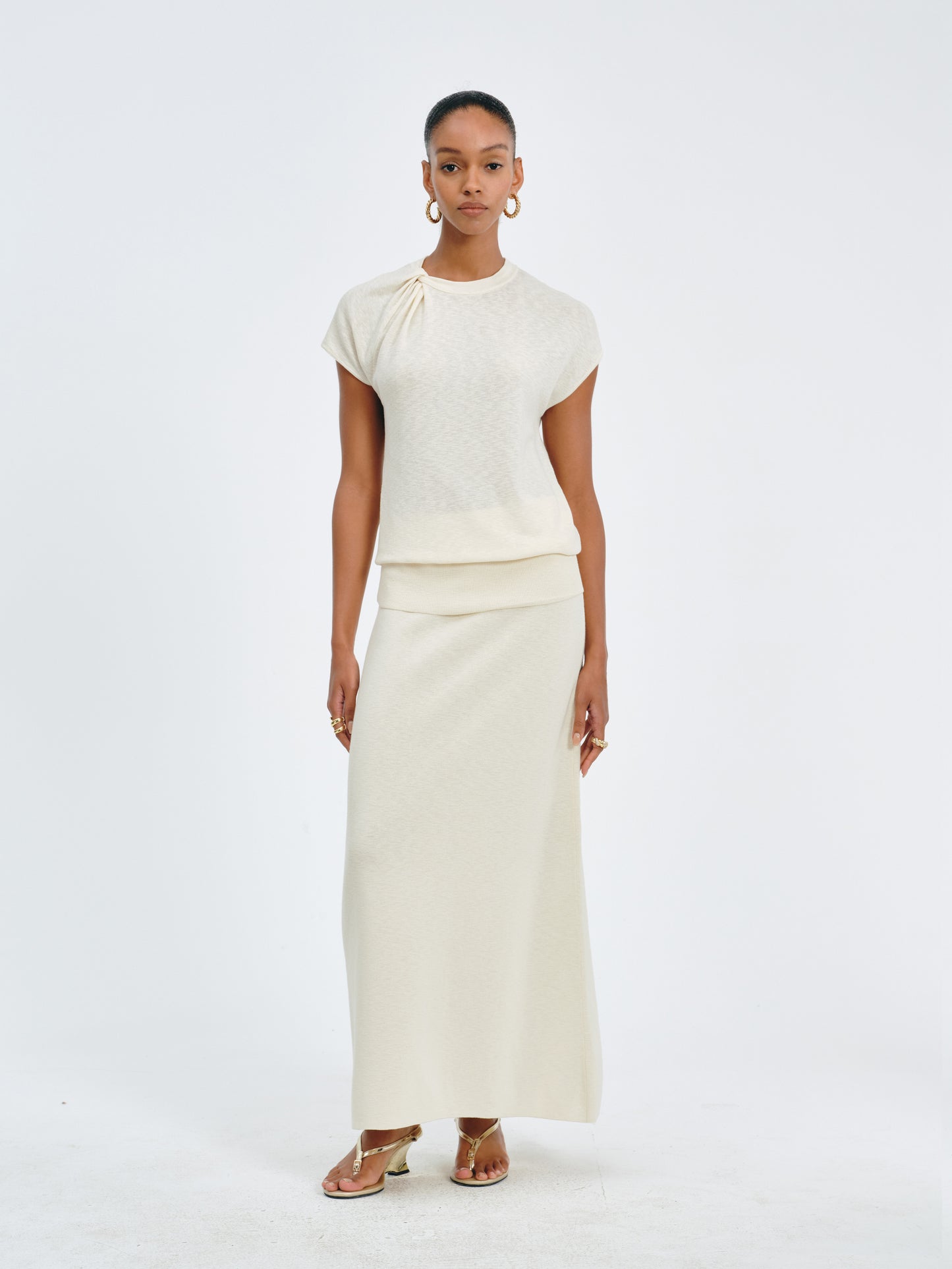Velvet Flow Skirt