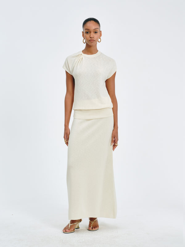 Velvet Flow Skirt