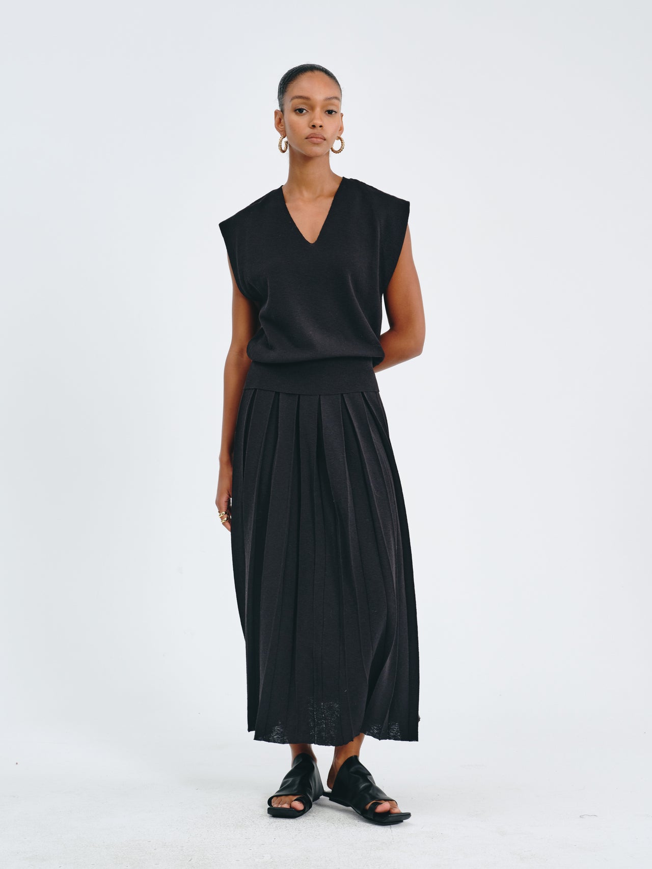 Ethereal Pleat Skirt