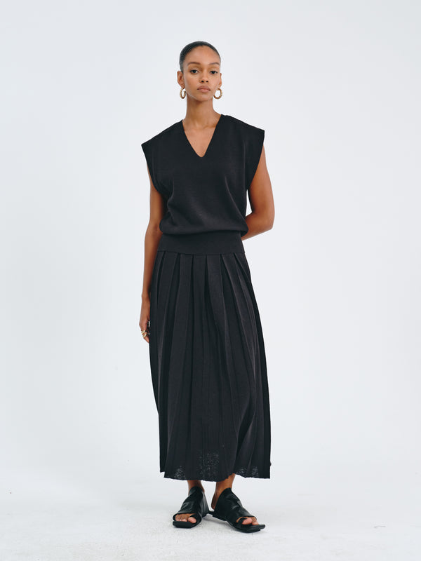 Ethereal Pleat Skirt