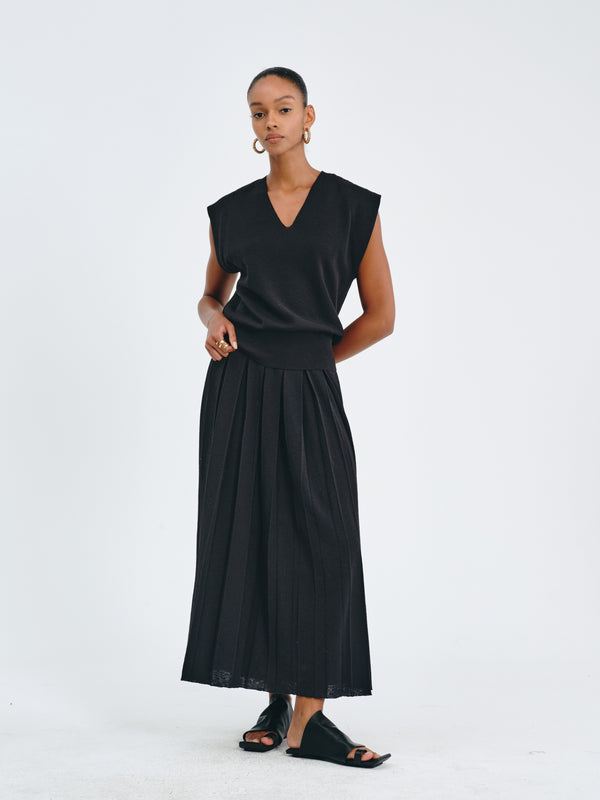 Ethereal Pleat Skirt