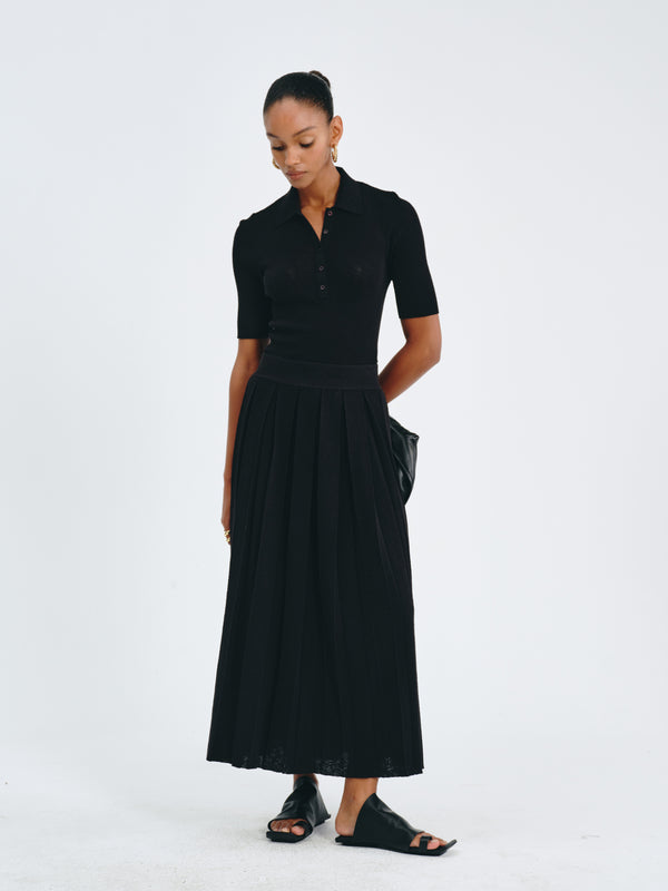 Ethereal Pleat Skirt
