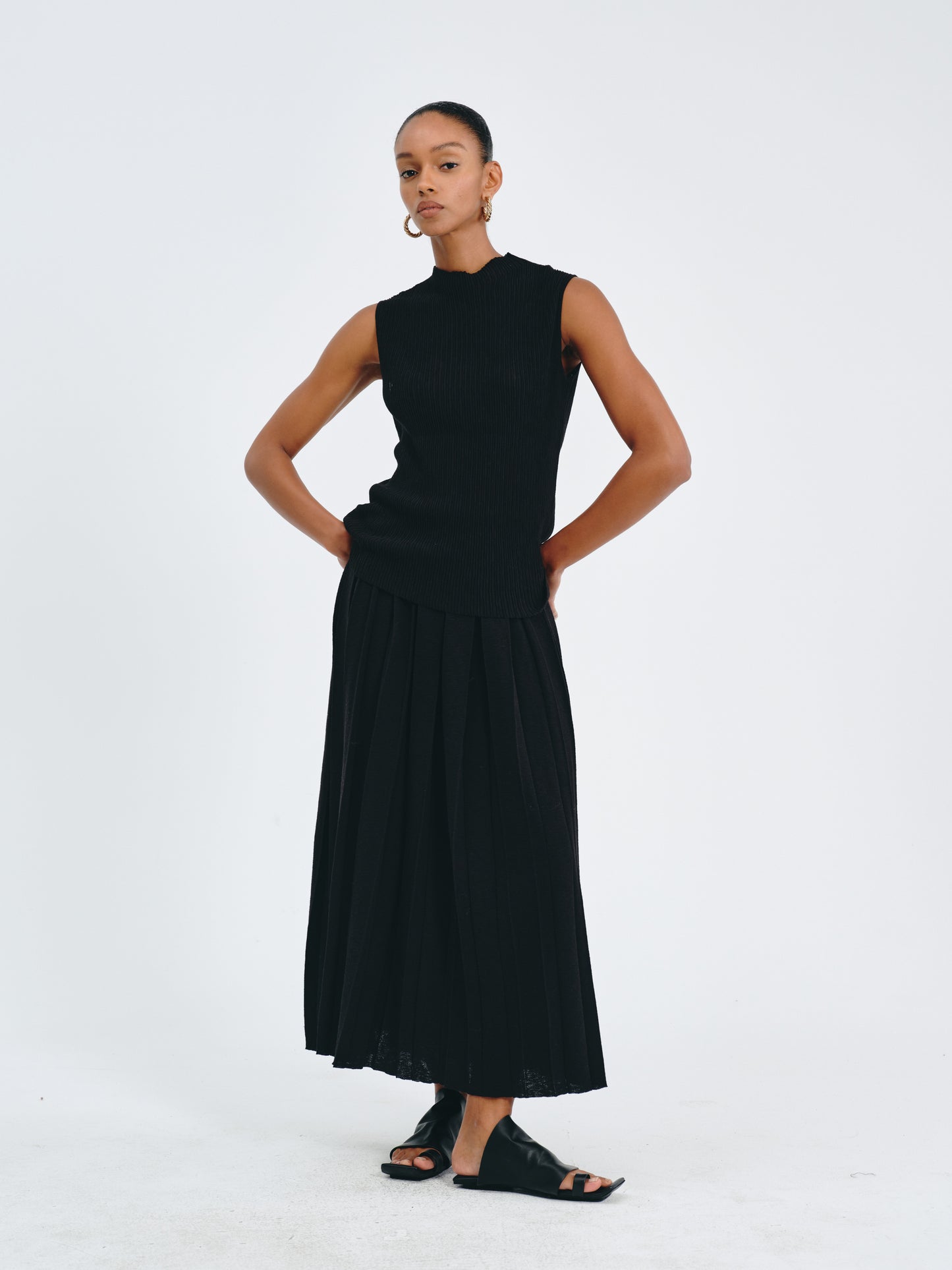 Ethereal Pleat Skirt