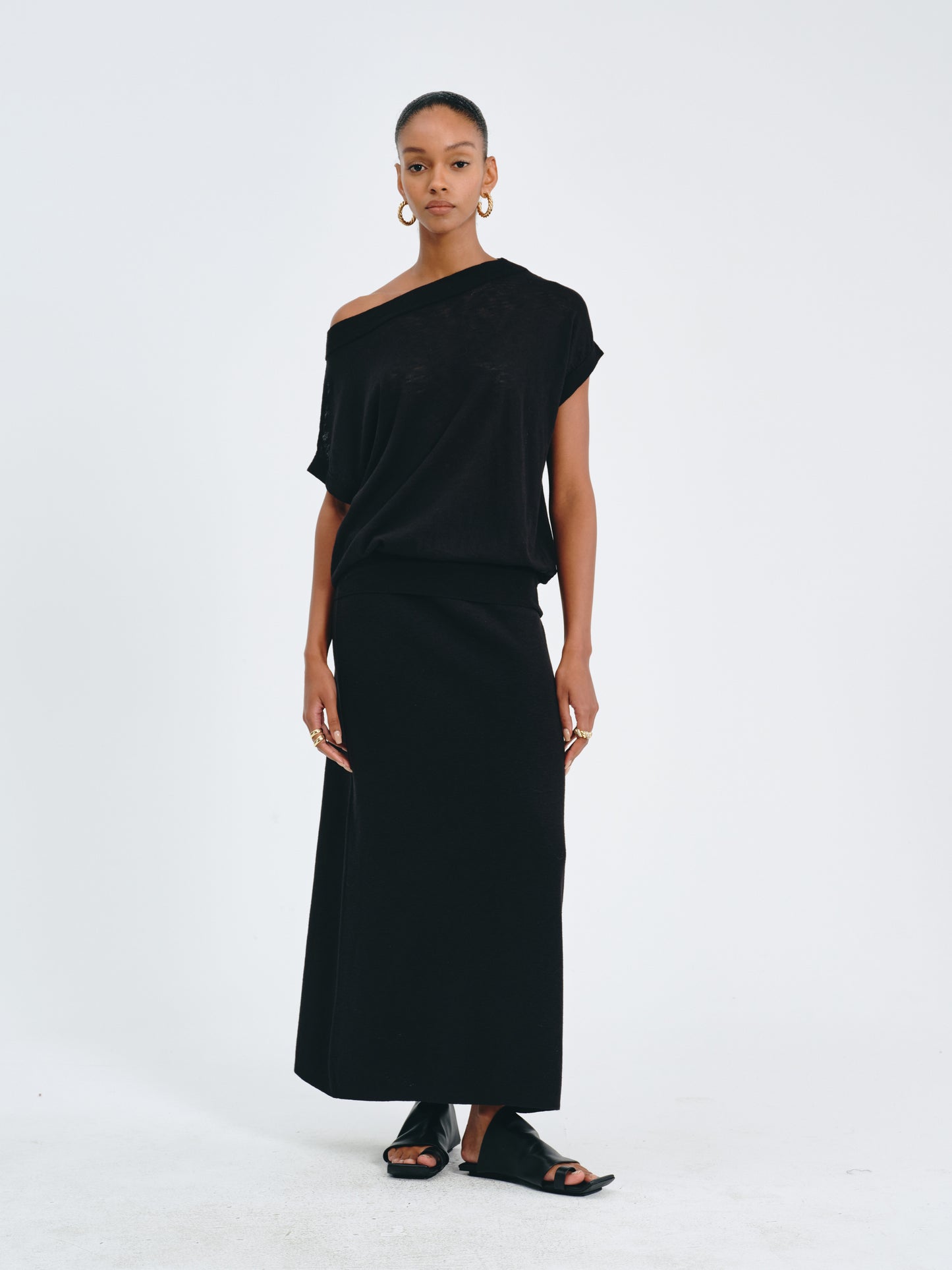 Velvet Flow Skirt